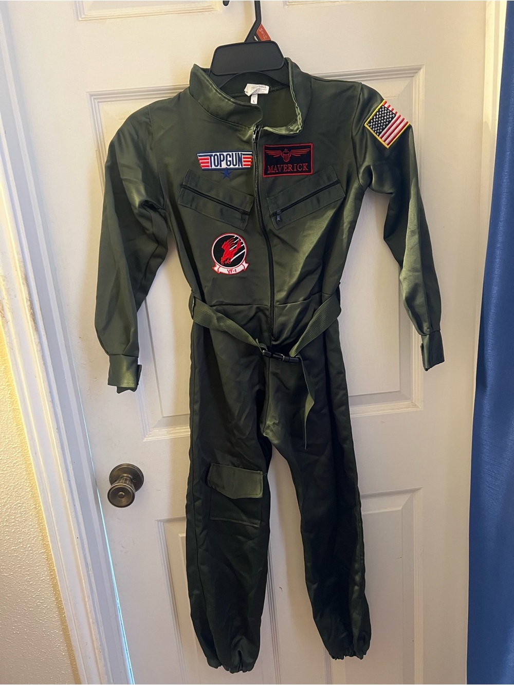 Top Gun Maverick Kids Costume, Size L